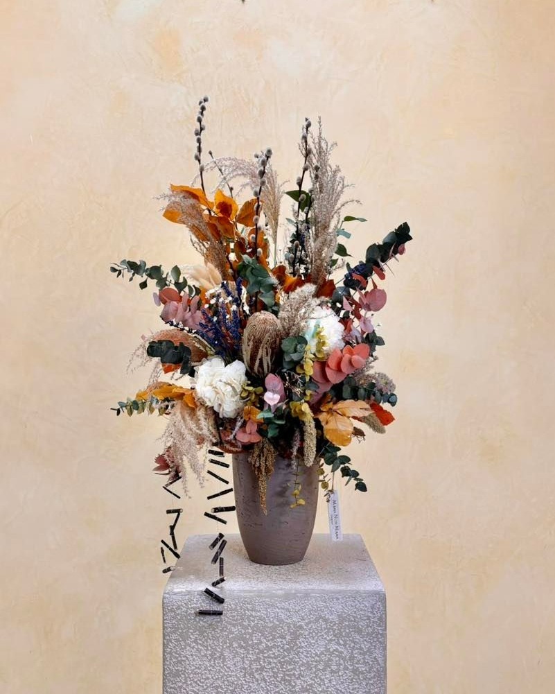Bellissimo vaso con fiori stabilizzati ed essiccati a L'Aquila