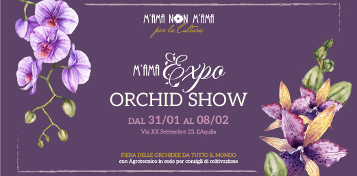 M’Ama Expo Orchid Show: la prima a L’Aquila!